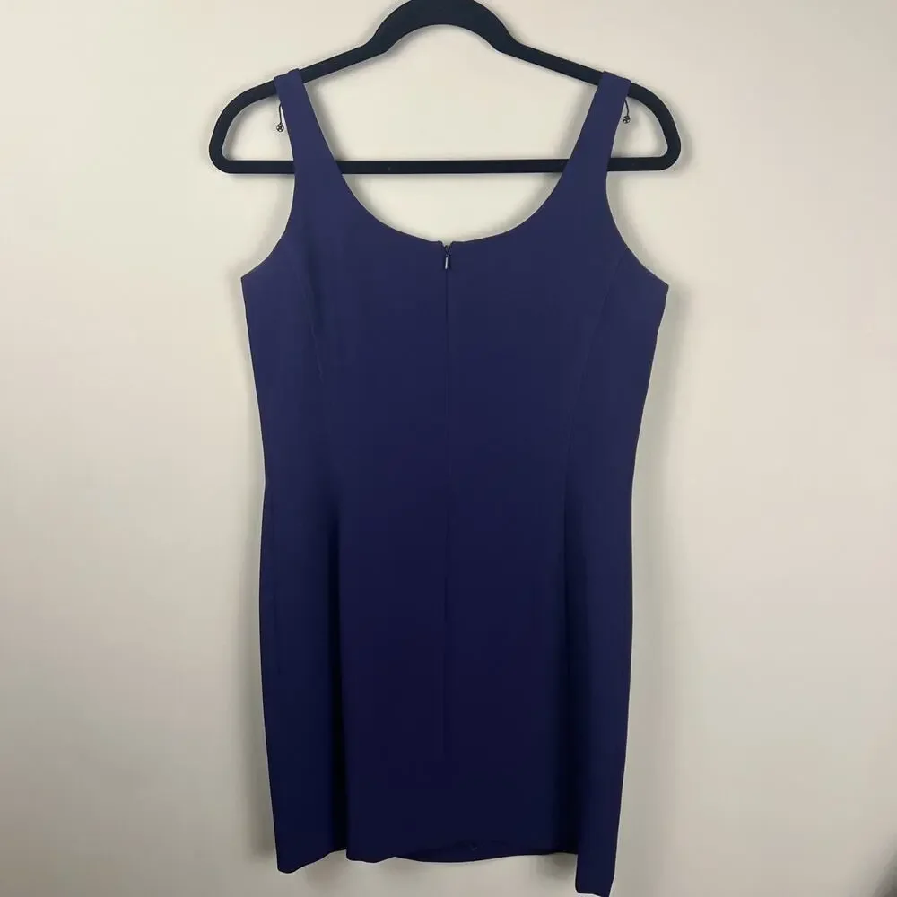 Emanuel Ungaro Purple Sleeveless Dress & Blazer/Jacket Set Suit‎ Size 2 / 36
